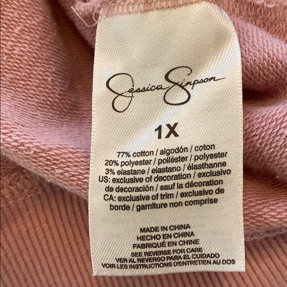 JESSICA SIMPSON Floral Hoodie (1X) - Picture 8 of 11